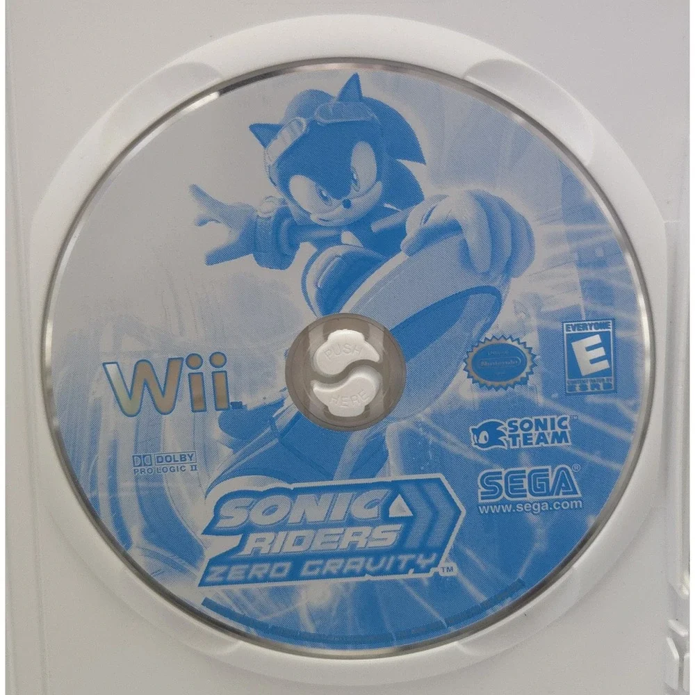 Sonic Riders: Zero Gravity - Nintendo Wii 2008 - Case &‎ Disc (No Manual) Tested